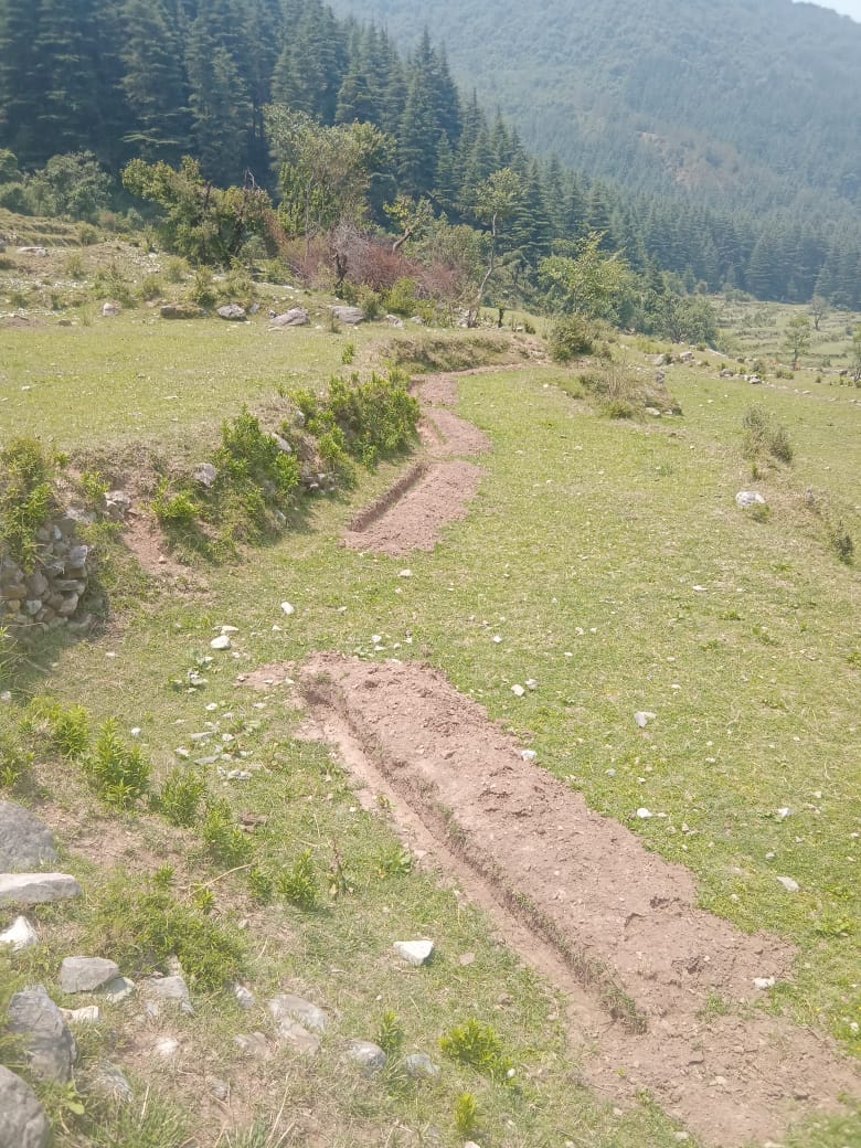 Trenches at Moldhar site